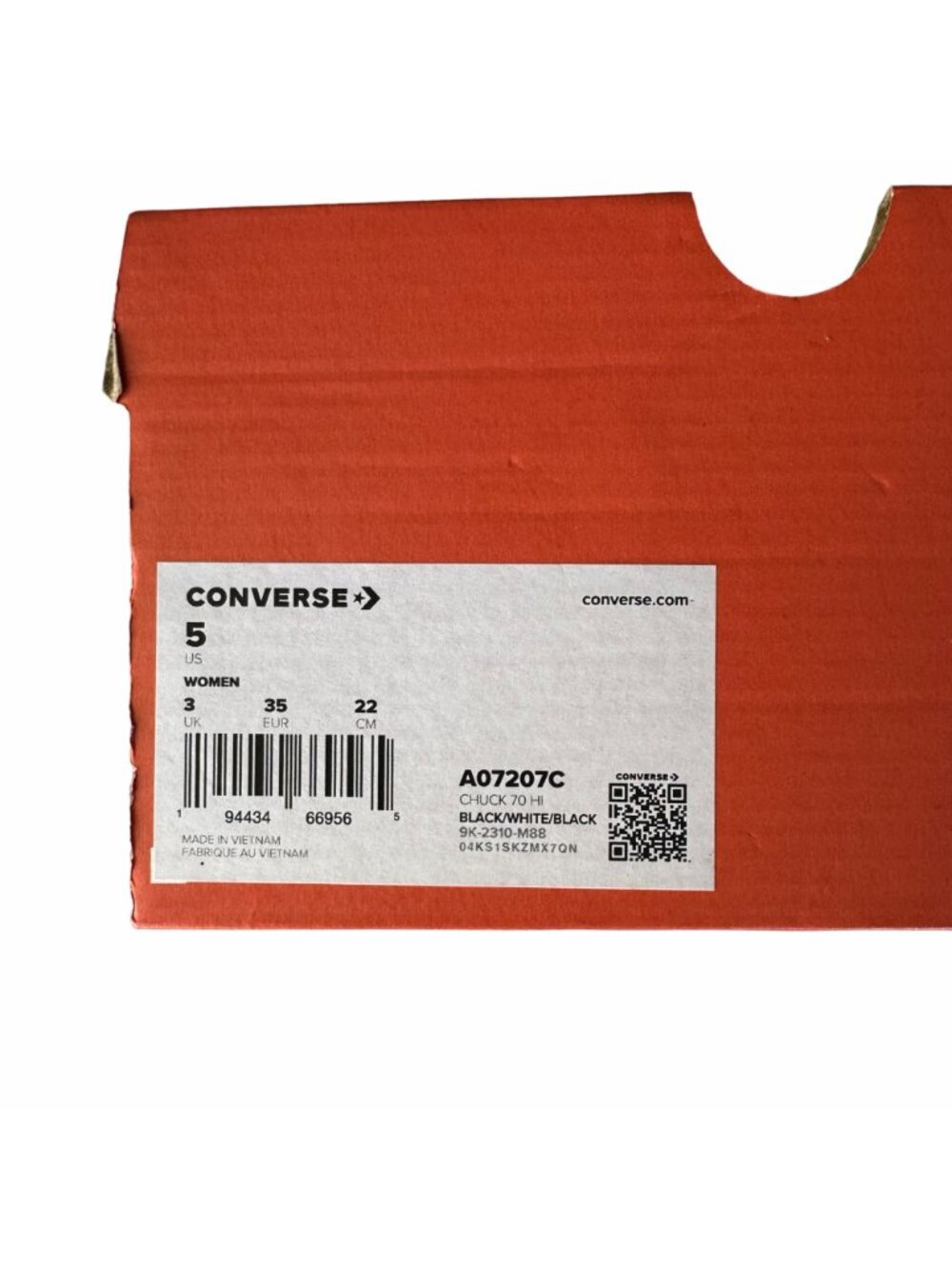 ❤️Rare Converse Chuck 70 Hi Womens Shoes Sz 5 Studded Sneaker Edge Punk A07207C - Picture 8 of 13